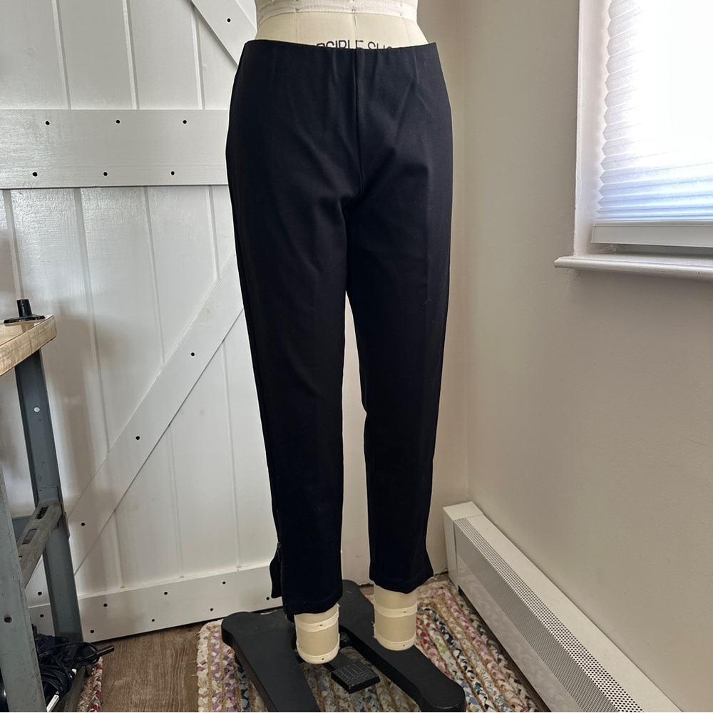 Eileen Fisher Ponte Zip Ankle Pant